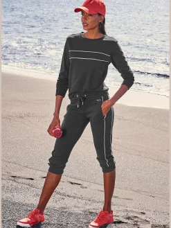 H.I.S Pantalons<Corsaire avec passepoil latéral