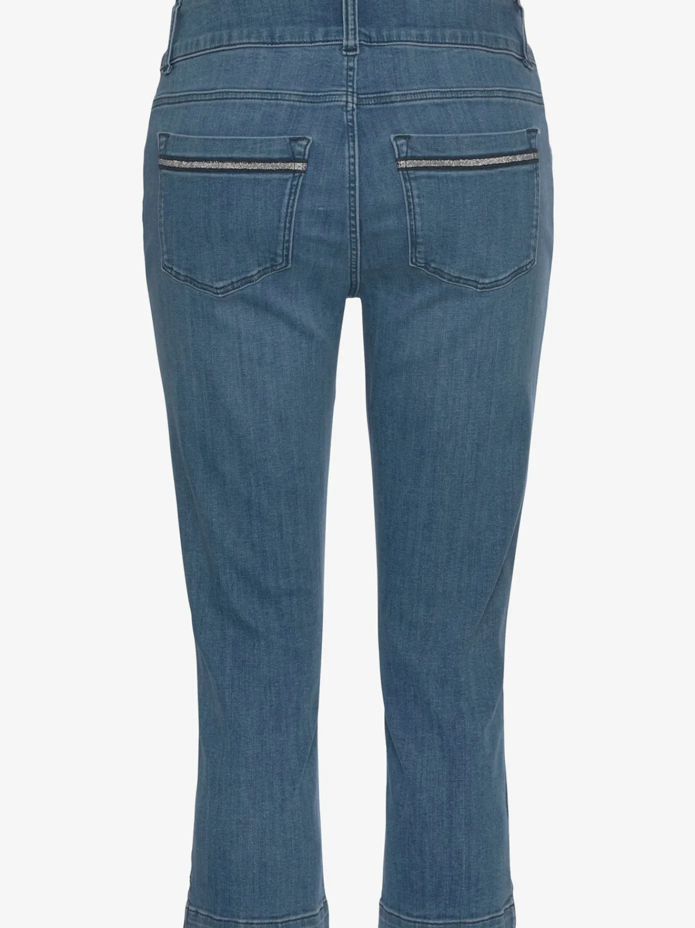 LASCANA Jeans|Pantalons<Corsaire en jean à deux boutons