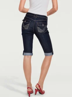 Ashley Brooke Pantalons<Corsaire en jean coupe skinny