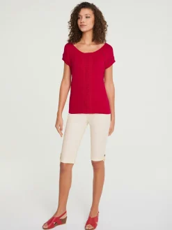 Ashley Brooke Pantalons<Corsaire en jean coupe skinny