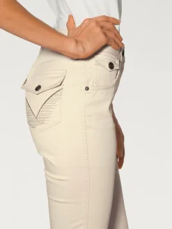 Ashley Brooke Pantalons<Corsaire en jean coupe skinny