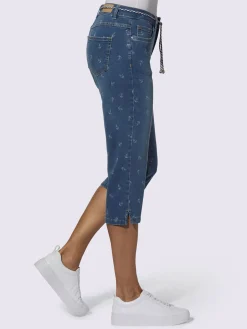 Collection L Jeans|Pantalons<Corsaire en jean qualité coton