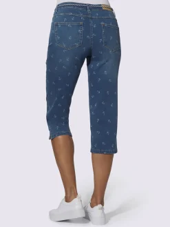 Collection L Jeans|Pantalons<Corsaire en jean qualité coton