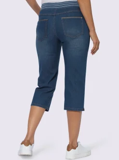 Collection L Jeans|Pantalons<Corsaire en jean qualité coton doux sur la peau