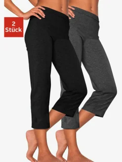 Vivance active Pantalons<Corsaire lot de 2 pantalons basiques longueur 3/4