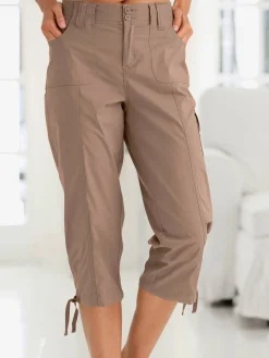 Collection L Pantalons<Corsaire sportif ceinture élastique cotelée