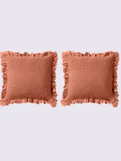 helline home Coussins Déco Et Housses<Couvre-lit pur coton