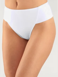 petite fleur Lingerie Gainante|Culottes<Culotte string gainante tanga sculptant avec résille intégré