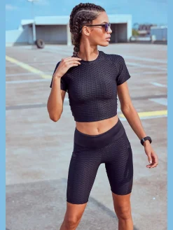 Vivance active Tenues De Détente<Cycliste fonctionnel avec design nid d'abeille