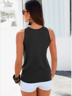 LASCANA Débardeurs|T-Shirts<Débardeur boucle décorative couleur or