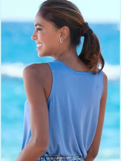 LASCANA T-Shirts|Débardeurs<Débardeur boucle décorative couleur or