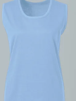 Débardeurs|T-Shirts<Débardeur bretelles larges avec encolure ronde