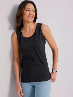 T-Shirts|Débardeurs<Débardeur bretelles larges avec encolure ronde