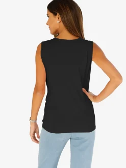 T-Shirts|Débardeurs<Débardeur bretelles larges avec encolure ronde