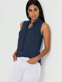 T-Shirts|Débardeurs<Débardeur col montant froncé