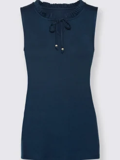 T-Shirts|Débardeurs<Débardeur col montant froncé