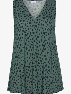 LASCANA T-Shirts|Débardeurs<Débardeur col v plissé