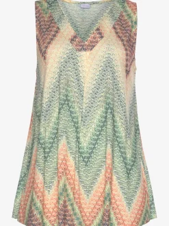 LASCANA Débardeurs|T-Shirts<Débardeur col v plissé