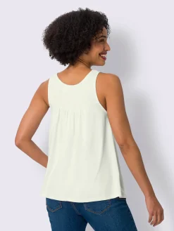 Linea Tesini Débardeurs|T-Shirts<Débardeur dentelle crochetée à l'encolure ronde