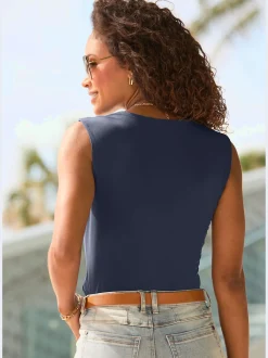 LASCANA Débardeurs|T-Shirts<Débardeur doublure devant