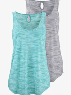 Beachtime Débardeurs|T-Shirts<Débardeur effet structuré bicolore