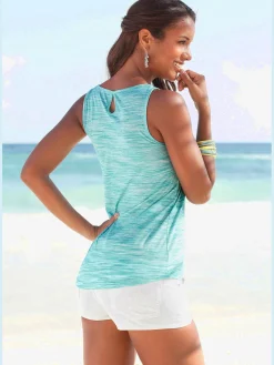 Beachtime Débardeurs|T-Shirts<Débardeur effet structuré bicolore