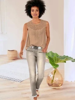 Linea Tesini T-Shirts|Débardeurs<Débardeur en dentelle agréables à porter