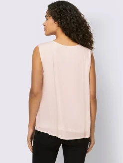 Linea Tesini Débardeurs|T-Shirts<Débardeur en dentelle agréables à porter