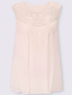 Linea Tesini Débardeurs|T-Shirts<Débardeur en dentelle agréables à porter