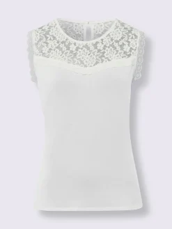 Linea Tesini Tenues De Cérémonie|Débardeurs<Débardeur en dentelle viscose douce et fluide