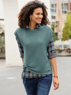 Collection L Pulls<Débardeur en tricot 50% coton