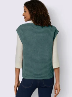 Collection L Pulls<Débardeur en tricot 50% coton