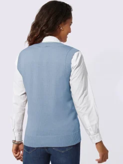 Collection L Pulls<Débardeur en tricot 50% coton