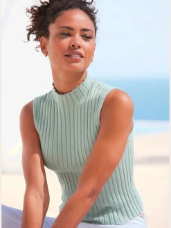 LASCANA Débardeurs<Débardeur en tricot encolure haute