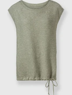 Pulls<Débardeur en tricot fil chiné doux