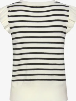 LASCANA Débardeurs<Débardeur en tricot pull rayé à manches chauve-souris