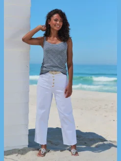 Vivance Débardeurs<Débardeur en tricot rayures en fils teintés