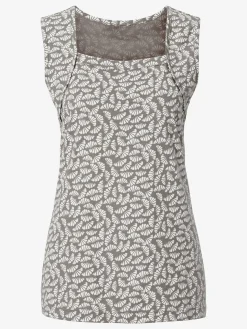 Collection L T-Shirts|Débardeurs<Débardeur encolure carrée imprimé tendance