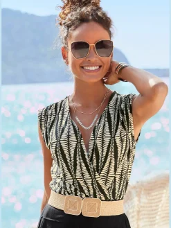 LASCANA T-Shirts|Débardeurs<Débardeur encolure en v dégagée