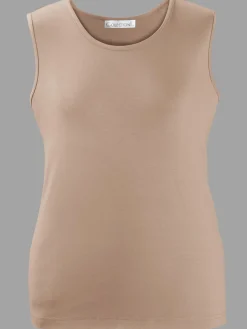 T-Shirts|Débardeurs<Débardeur féminin simple et élégant uni