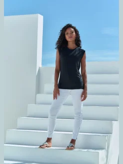 LASCANA T-Shirts|Débardeurs<Débardeur fronce décorative aux épaules