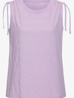 Vivance T-Shirts|Débardeurs<Débardeur fronce réglable avec liens à nouer pour régler la largeur des bretelles