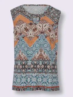Linea Tesini T-Shirts<Débardeur imprimé ethnique mode