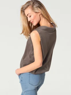 Ashley Brooke Débardeurs|T-Shirts<Débardeur liquette unie moderne