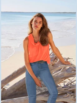 Ashley Brooke Débardeurs|T-Shirts<Débardeur liquette unie moderne