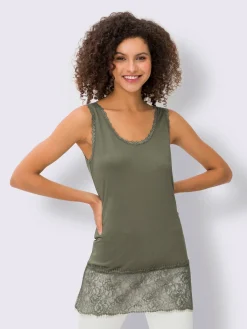 Linea Tesini T-Shirts|Débardeurs<Débardeur long viscose douce et fluide