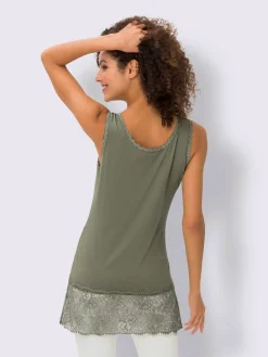 Linea Tesini T-Shirts|Débardeurs<Débardeur long viscose douce et fluide