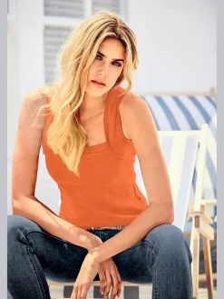 Linea Tesini Débardeurs|T-Shirts<Débardeur look basique tendance facile à associer