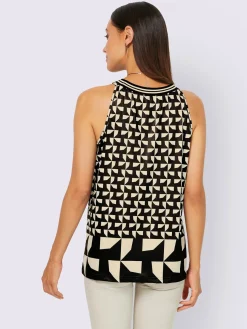 Rick Cardona Débardeurs|T-Shirts<Débardeur mélange de motifs tendance