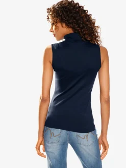 Linea Tesini T-Shirts|Débardeurs<Débardeur modèle en tactel facile à associer